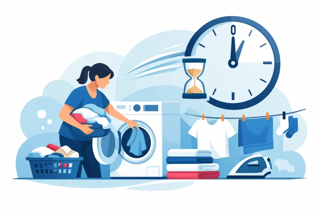 Como lavar roupa em uma hora de verdade