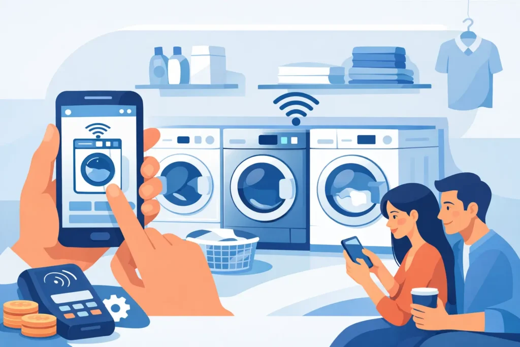 Lavanderia com app para máquinas vale a pena?