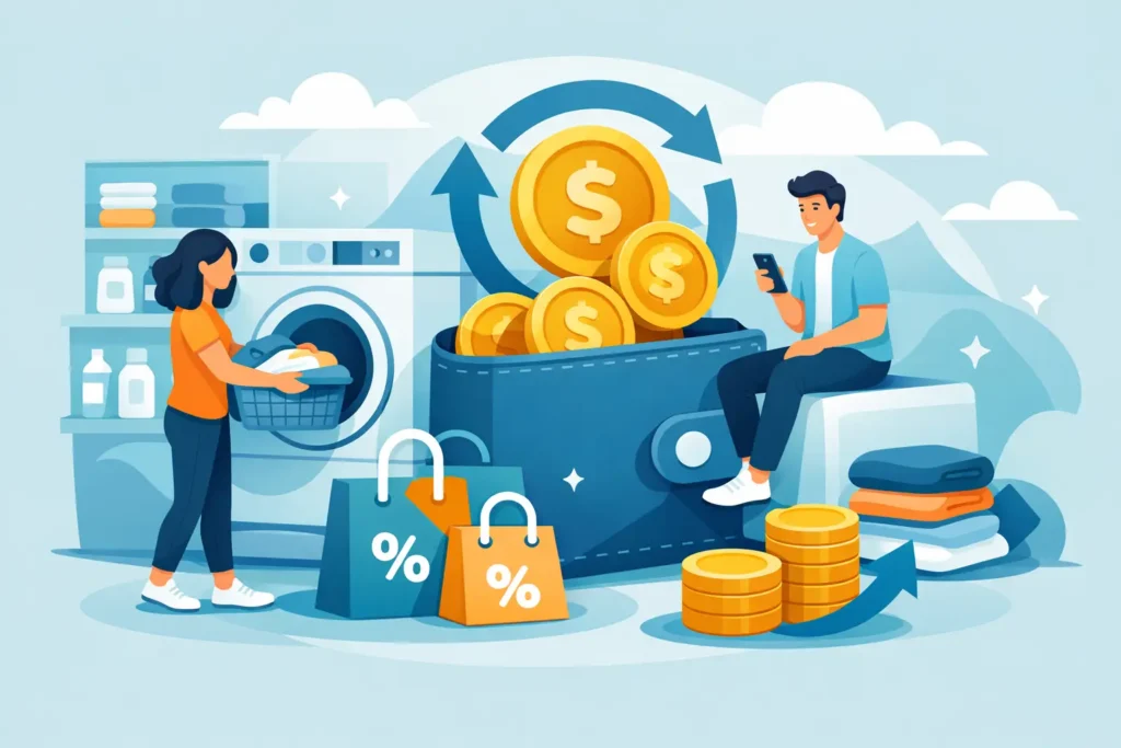 Lavanderia com cashback vale a pena?
