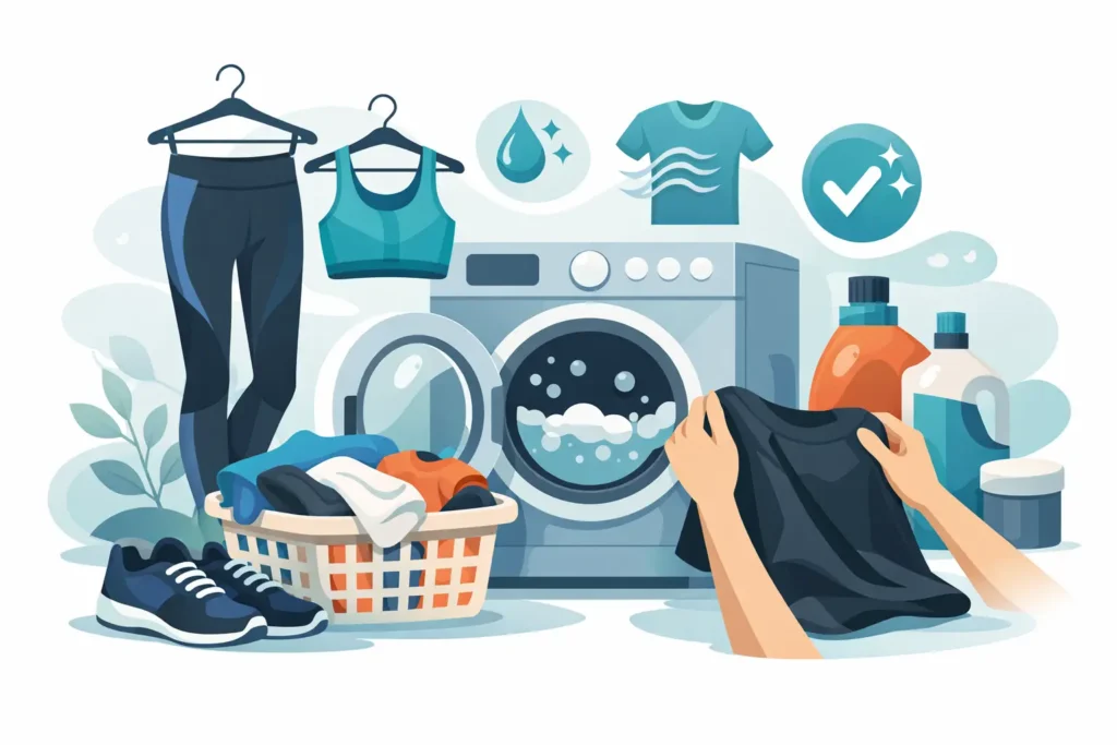 Como lavar roupa de academia do jeito certo