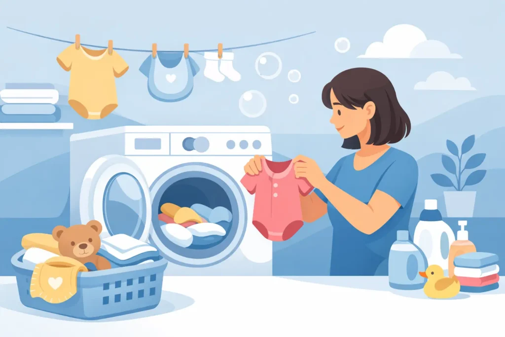 Como lavar roupa do bebê sem complicação