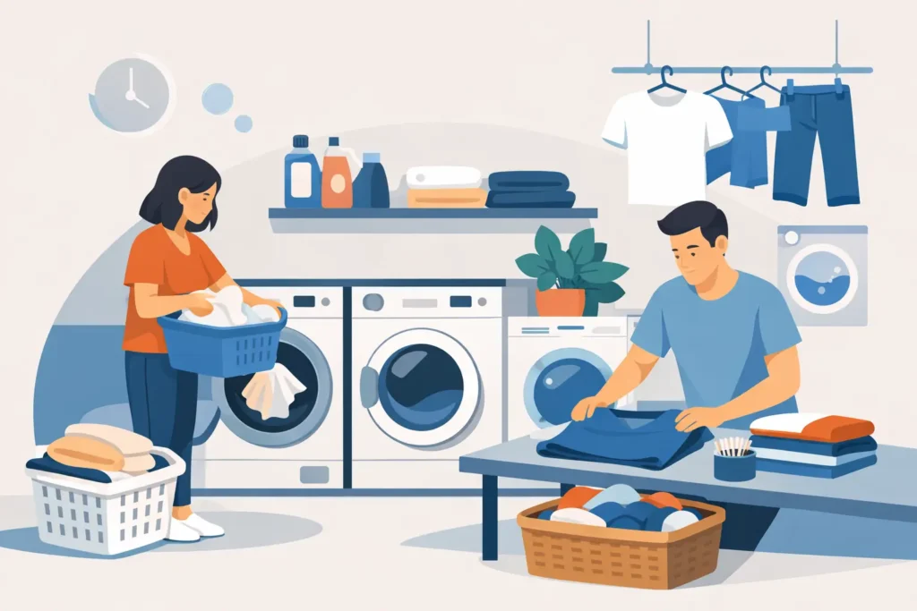 Como usar lavanderia no dia a dia sem complicação