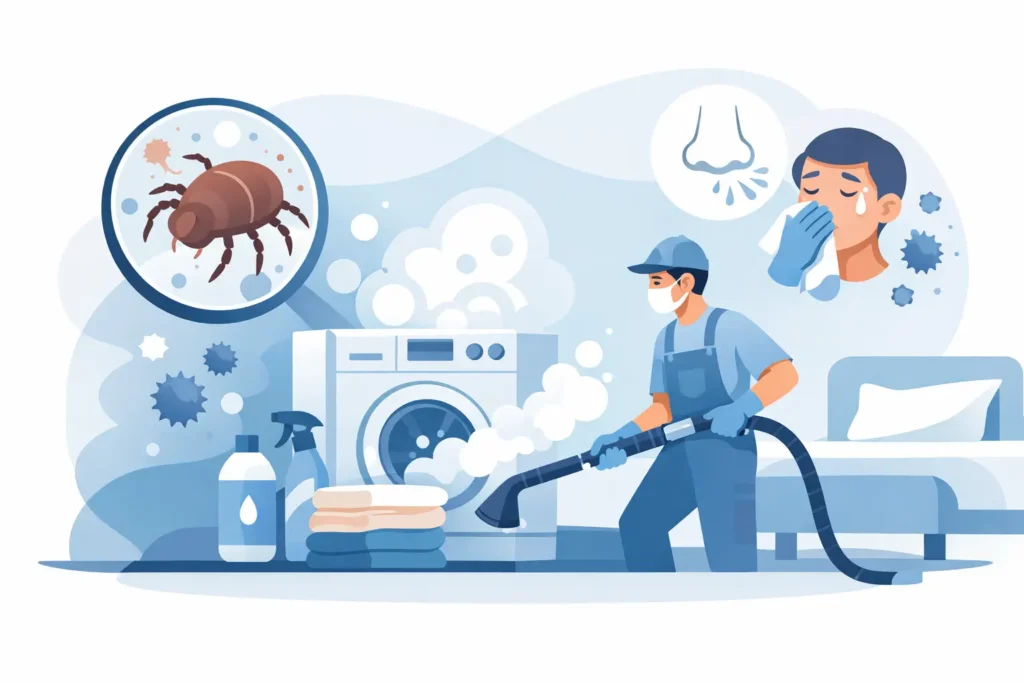 Lavagem profissional para alergias funciona?