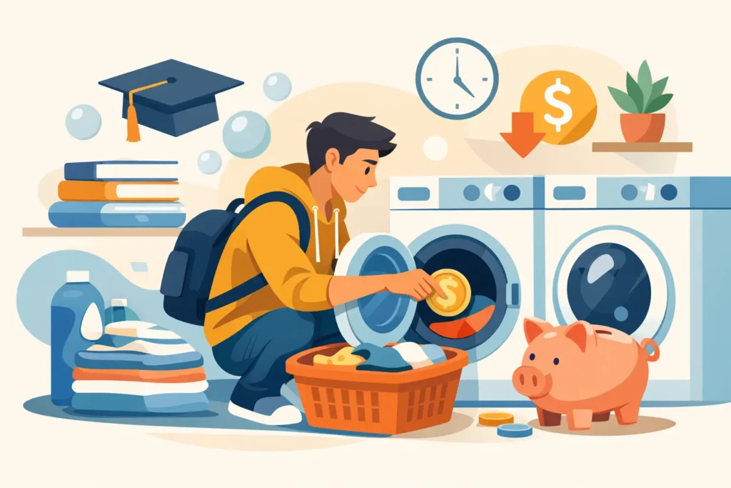Economia de estudante na lavanderia vale a pena?
